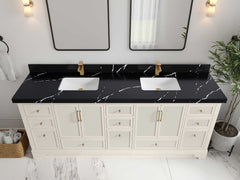 Alys 84 in. W x 22 in. D Double Sink Bathroom Vanity - photo 19