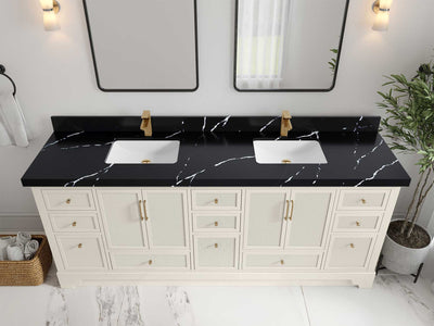 Alys 84 in. W x 22 in. D Double Sink Bathroom Vanity