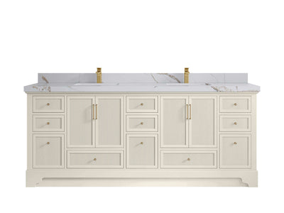 Alys 84 in. W x 22 in. D Double Sink Bathroom Vanity