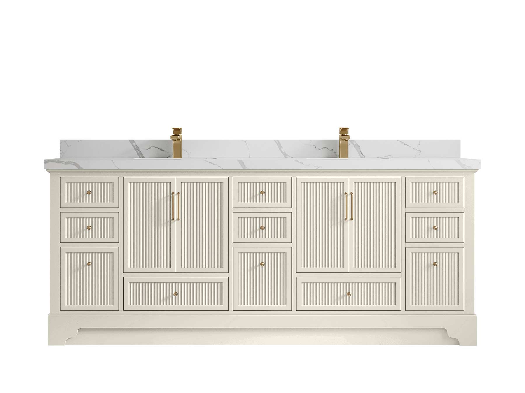 Alys 84 in. W x 22 in. D Double Sink Bathroom Vanity