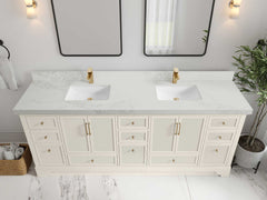 Alys 84 in. W x 22 in. D Double Sink Bathroom Vanity - photo 9