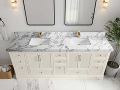 Alys 84 in. W x 22 in. D Double Sink Bathroom Vanity - photo 25