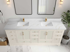 Alys 84 in. W x 22 in. D Double Sink Bathroom Vanity - photo 11