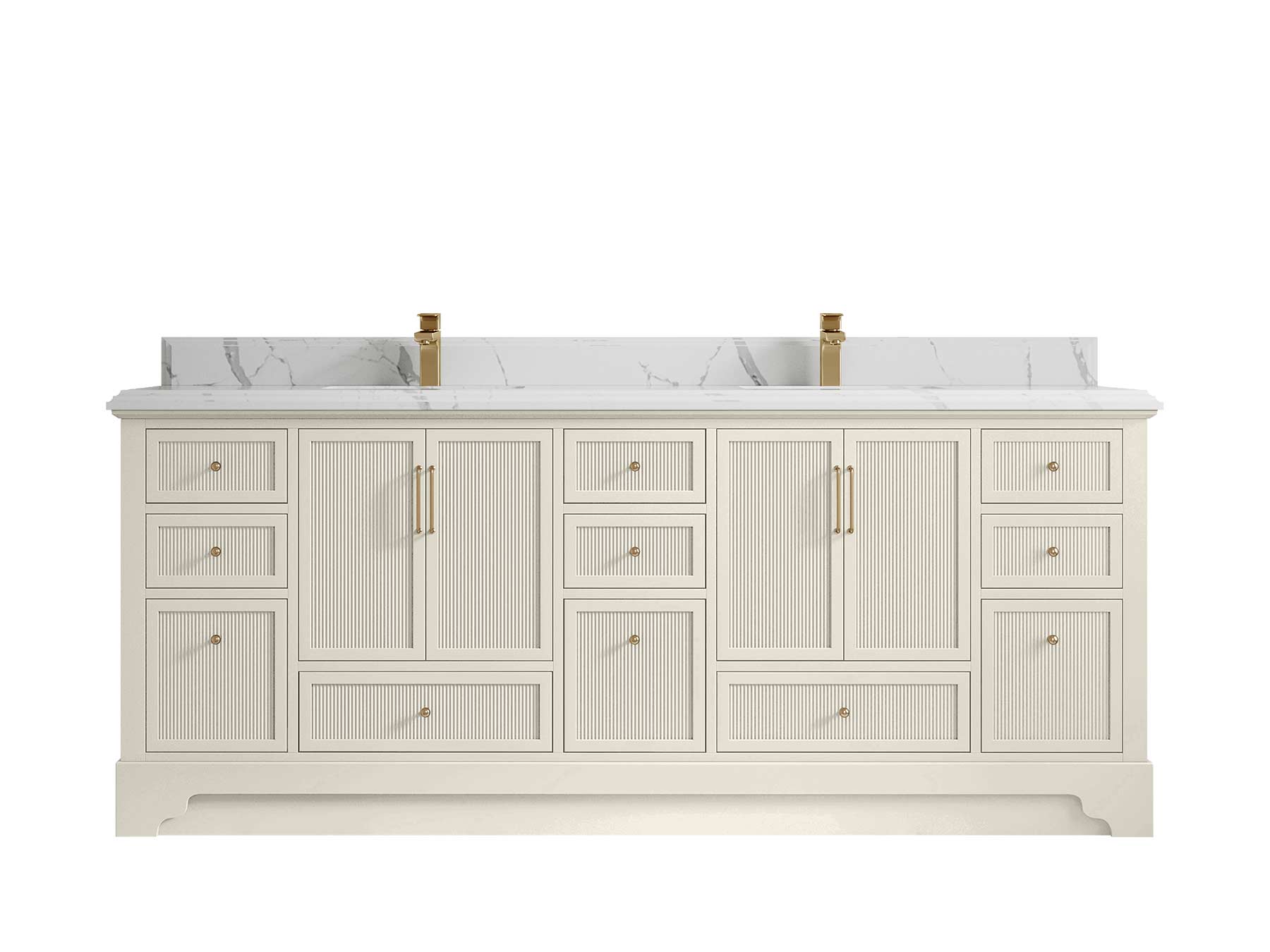 Alys 84 in. W x 22 in. D Double Sink Bathroom Vanity
