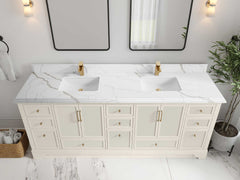Alys 84 in. W x 22 in. D Double Sink Bathroom Vanity - photo 27