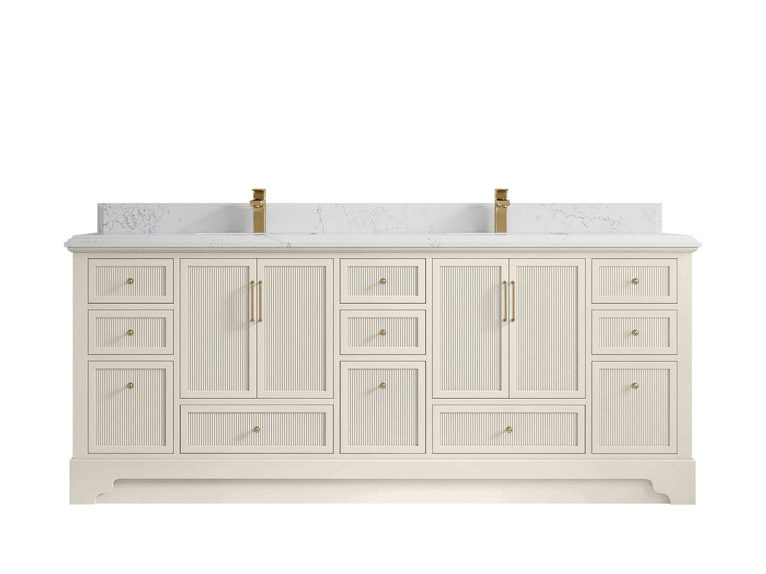 Alys 84 in. W x 22 in. D Double Sink Bathroom Vanity