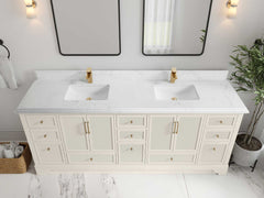 Alys 84 in. W x 22 in. D Double Sink Bathroom Vanity - photo 29