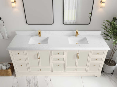 Alys 84 in. W x 22 in. D Double Sink Bathroom Vanity