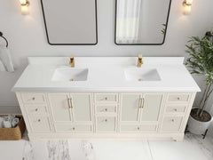 Alys 84 in. W x 22 in. D Double Sink Bathroom Vanity - photo 7