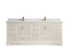 Alys 84 in. W x 22 in. D Double Sink Bathroom Vanity - photo 32