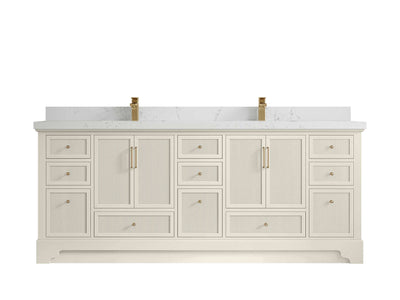 Alys 84 in. W x 22 in. D Double Sink Bathroom Vanity
