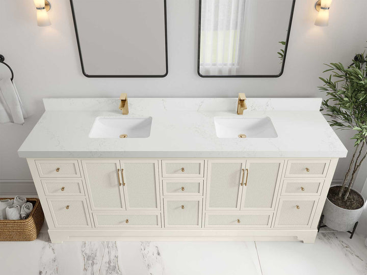 Alys 84 in. W x 22 in. D Double Sink Bathroom Vanity - photo 31