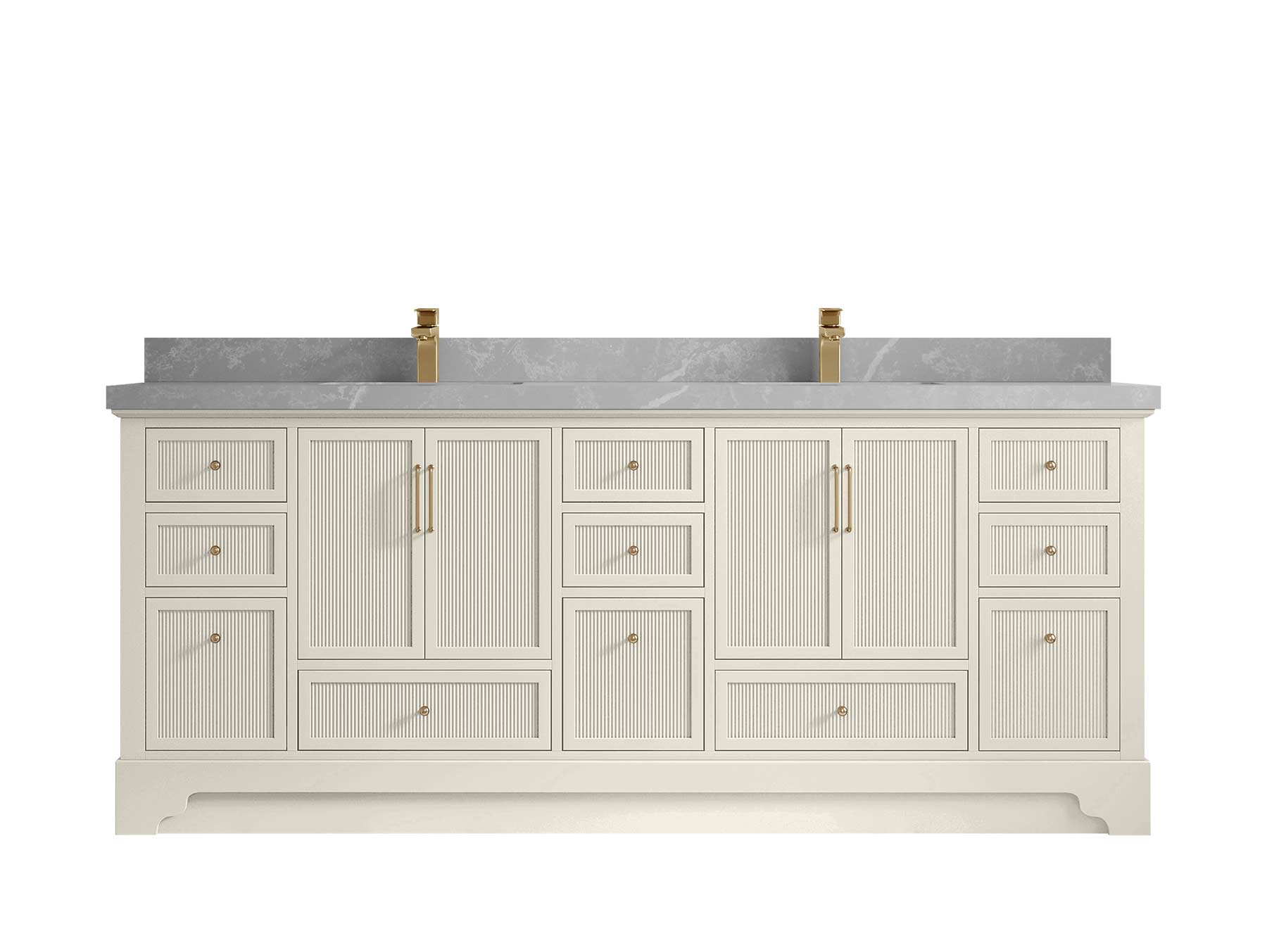 Alys 84 in. W x 22 in. D Double Sink Bathroom Vanity