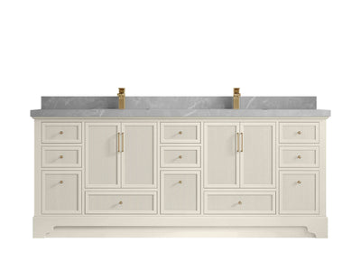 Alys 84 in. W x 22 in. D Double Sink Bathroom Vanity