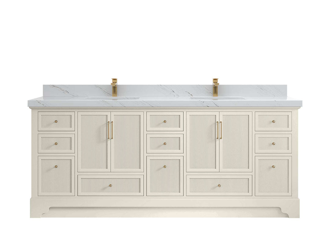 Alys 84 in. W x 22 in. D Double Sink Bathroom Vanity
