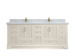 Alys 84 in. W x 22 in. D Double Sink Bathroom Vanity - photo 34