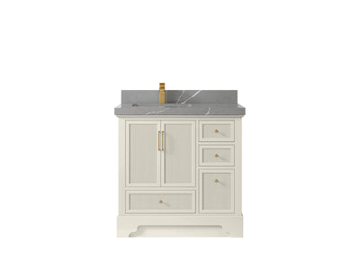 Alys 36 in. W x 22 in. D Left Offset Sink Bathroom Vanity