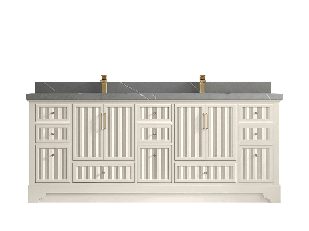 Alys 84 in. W x 22 in. D Double Sink Bathroom Vanity