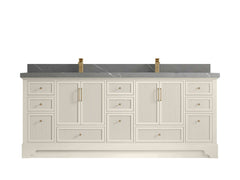 Alys 84 in. W x 22 in. D Double Sink Bathroom Vanity - photo 36