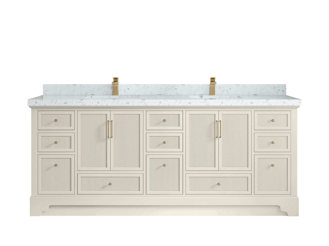 Alys 84 in. W x 22 in. D Double Sink Bathroom Vanity