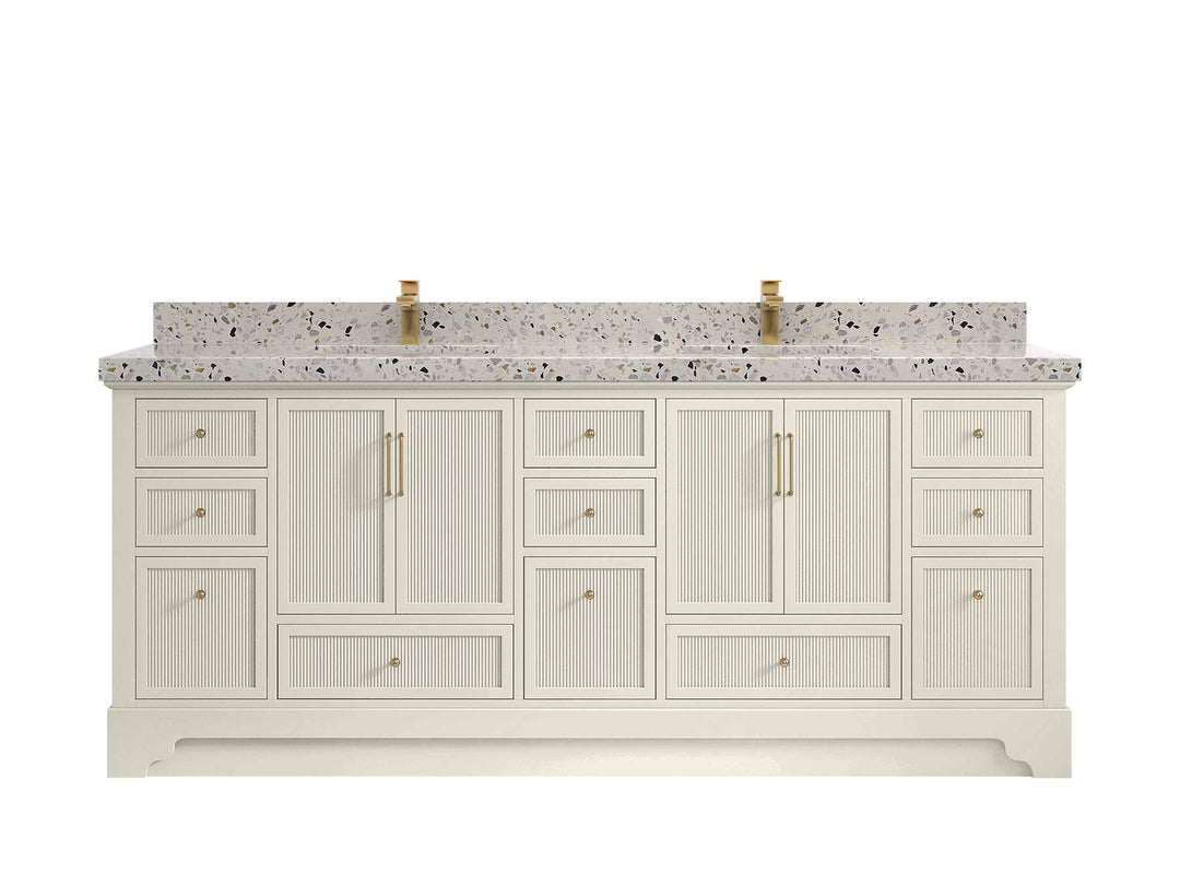 Alys 84 in. W x 22 in. D Double Sink Bathroom Vanity