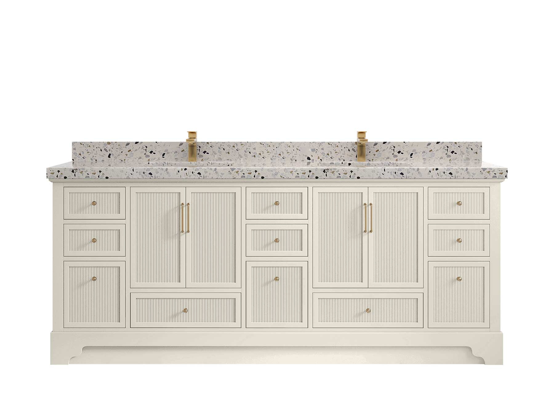 Alys 84 in. W x 22 in. D Double Sink Bathroom Vanity