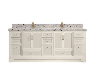 Alys 84 in. W x 22 in. D Double Sink Bathroom Vanity