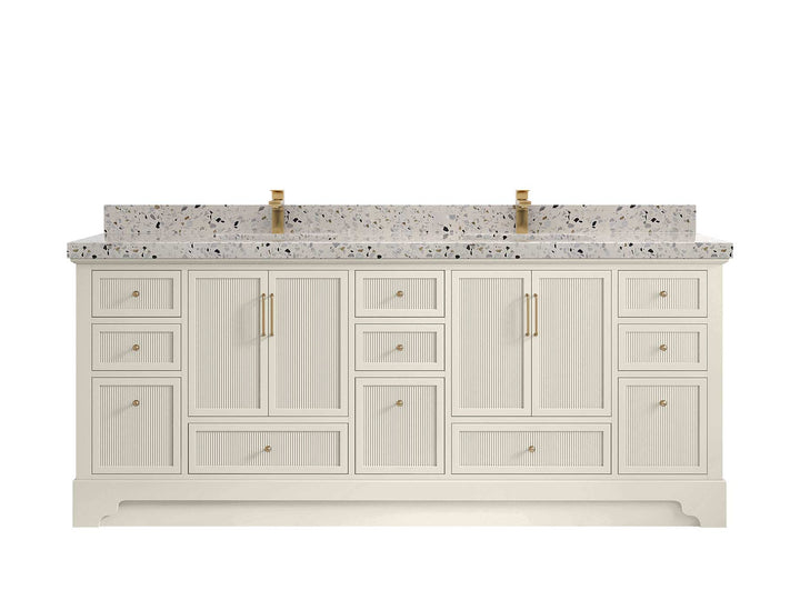 Alys 84 in. W x 22 in. D Double Sink Bathroom Vanity - photo 40