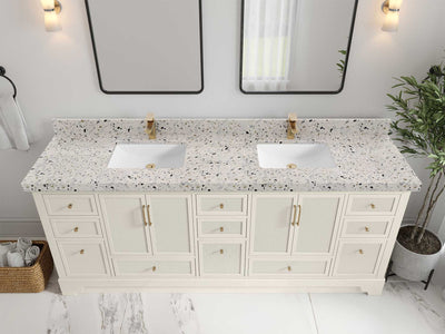 Alys 84 in. W x 22 in. D Double Sink Bathroom Vanity