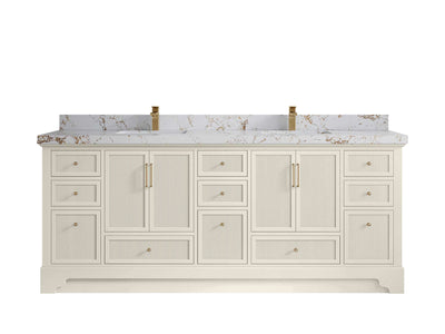 Alys 84 in. W x 22 in. D Double Sink Bathroom Vanity
