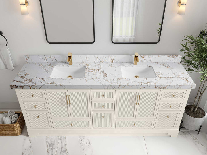 Alys 84 in. W x 22 in. D Double Sink Bathroom Vanity - photo 43