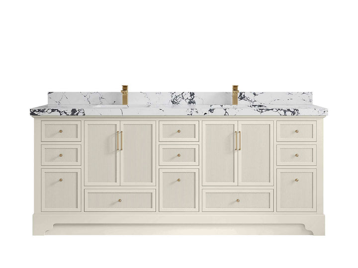 Alys 84 in. W x 22 in. D Double Sink Bathroom Vanity - photo 46