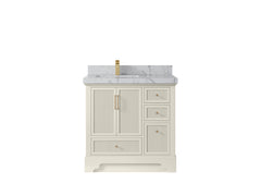 Alys 36 in. W x 22 in. D Left Offset Sink Bathroom Vanity - photo 42