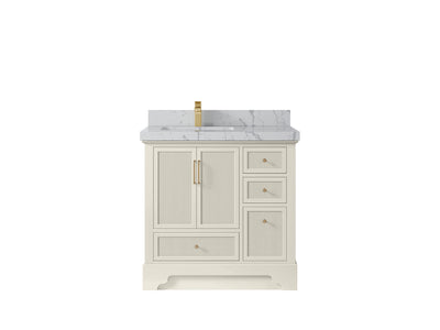 Alys 36 in. W x 22 in. D Left Offset Sink Bathroom Vanity