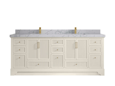 Alys 84 in. W x 22 in. D Double Sink Bathroom Vanity