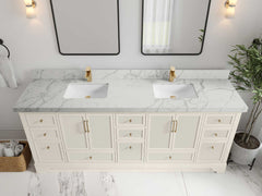 Alys 84 in. W x 22 in. D Double Sink Bathroom Vanity - photo 47