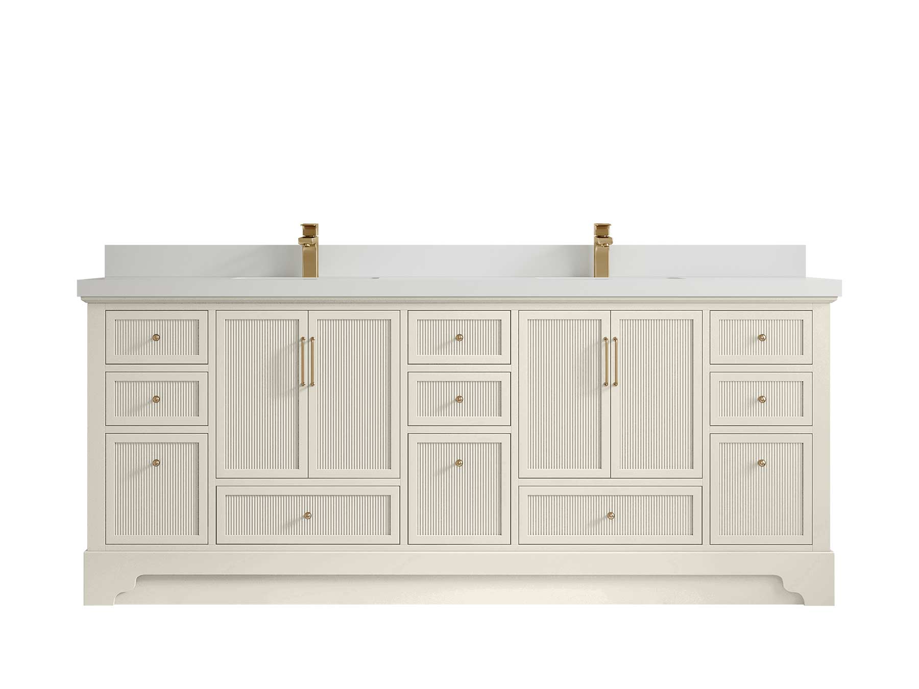 Alys 84 in. W x 22 in. D Double Sink Bathroom Vanity