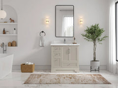 Alys 36 in. W x 22 in. D Center Sink Vanity for Modern Bathrooms - photo 4