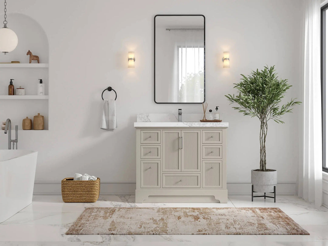 Alys 42 in. W x 22 in. D Single Sink Bathroom Vanity