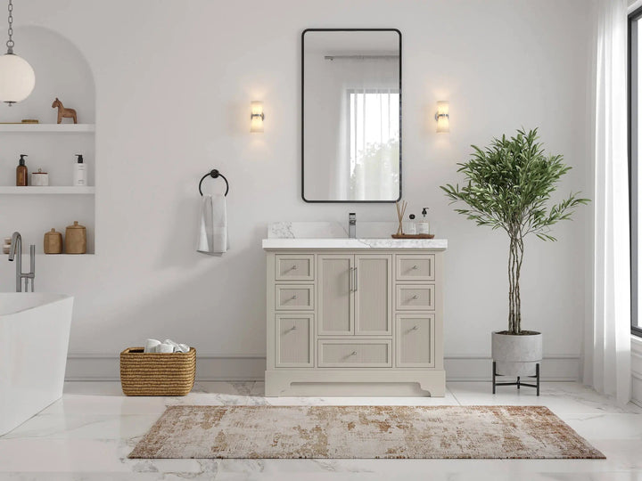 Alys 42 in. W x 22 in. D Single Sink Bathroom Vanity - photo 4