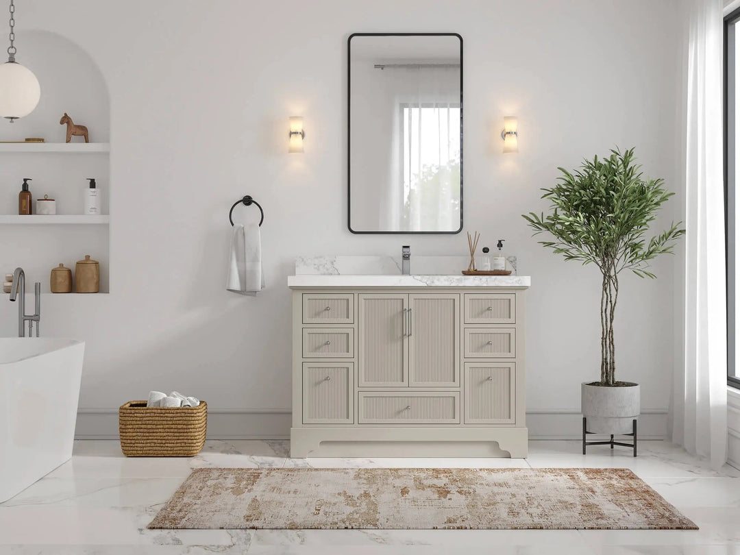 Alys 48 in. W x 22 in. D Single Sink Bathroom Vanity