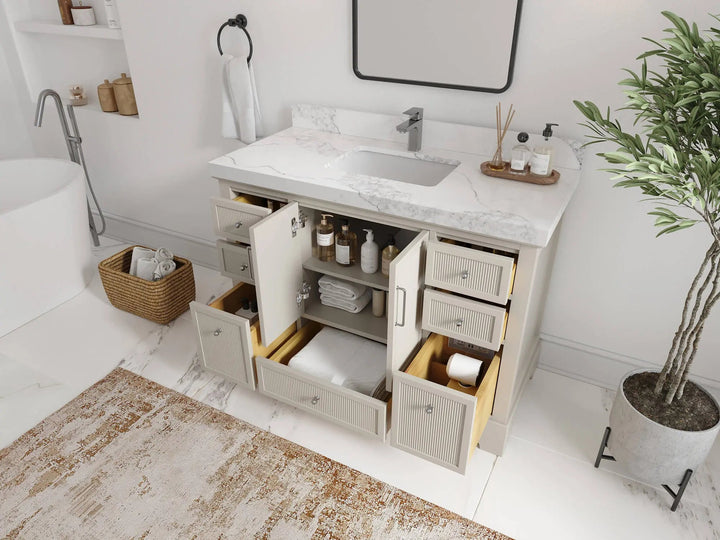 Alys 48 in. W x 22 in. D Single Sink Bathroom Vanity - photo 3
