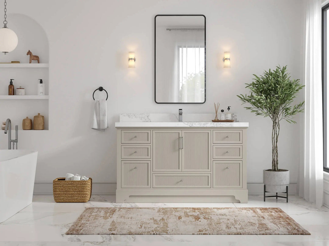 Alys 60 in. W x 22 in. D Single Sink Bathroom Vanity