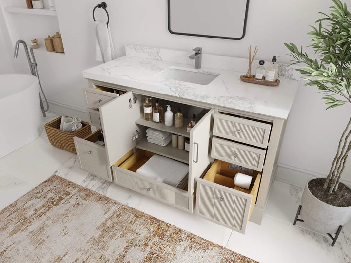 Alys 60 in. W x 22 in. D Single Sink Bathroom Vanity - photo 4