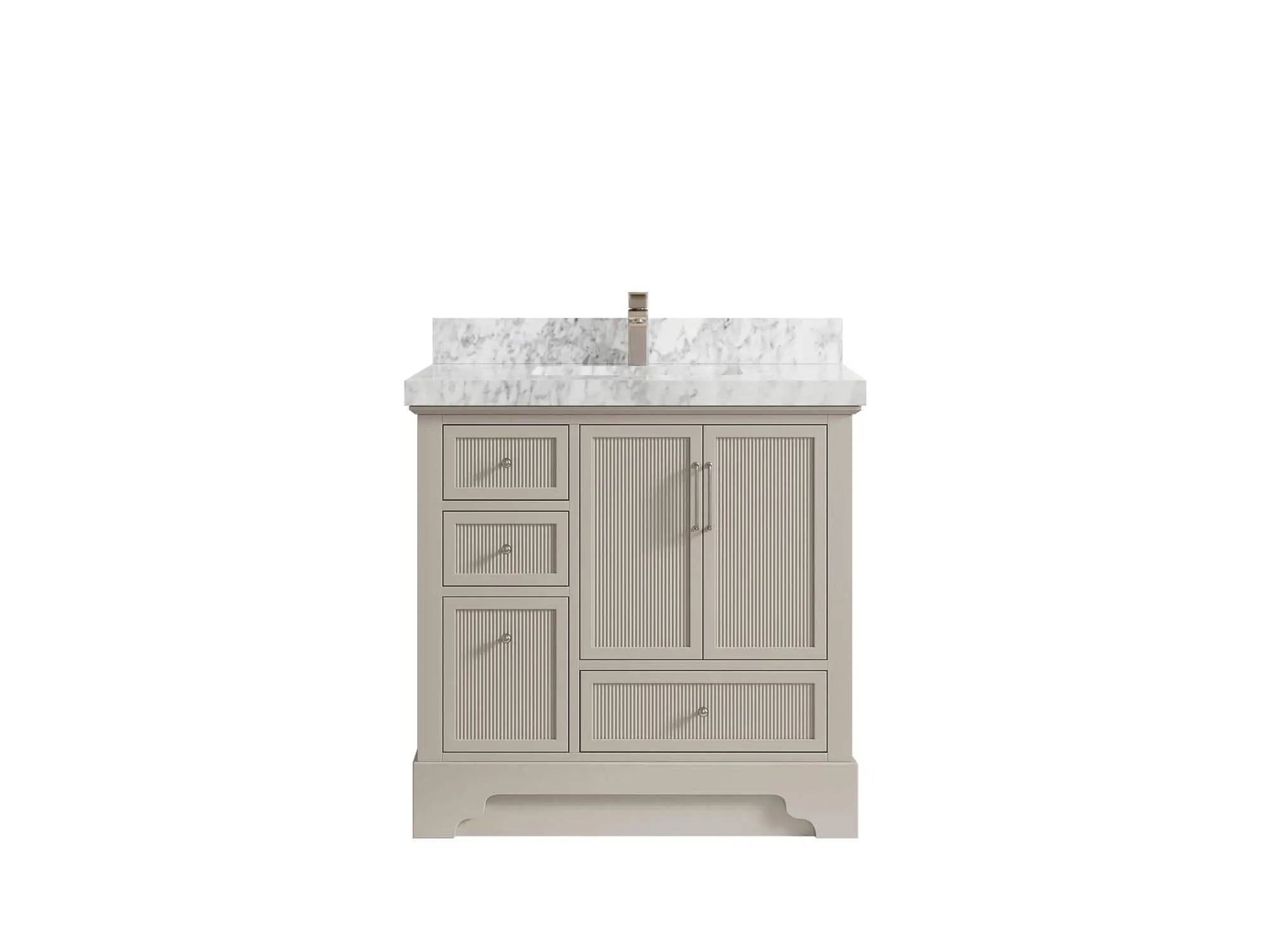 Alys 36 in. W x 22 in. D Center Sink Vanity for Modern Bathrooms