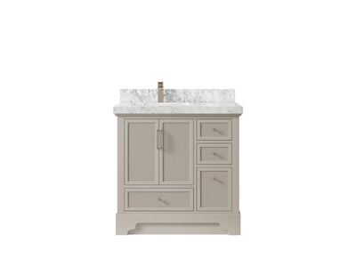 Alys 36 in. W x 22 in. D Left Offset Sink Bathroom Vanity