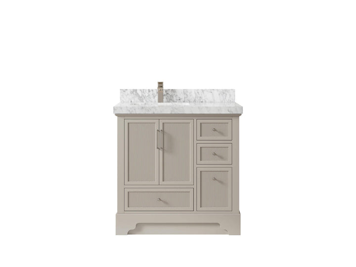 Alys 36 in. W x 22 in. D Left Offset Sink Bathroom Vanity - photo 18