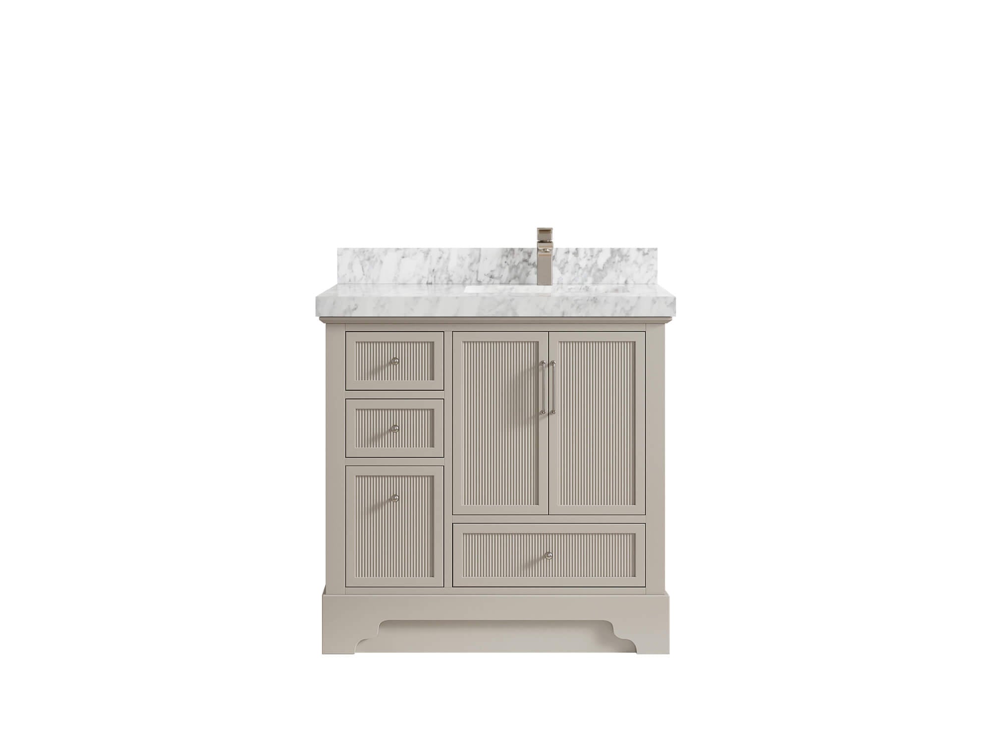 Alys 36 in. W x 22 in. D Right Offset Sink Bathroom Vanity