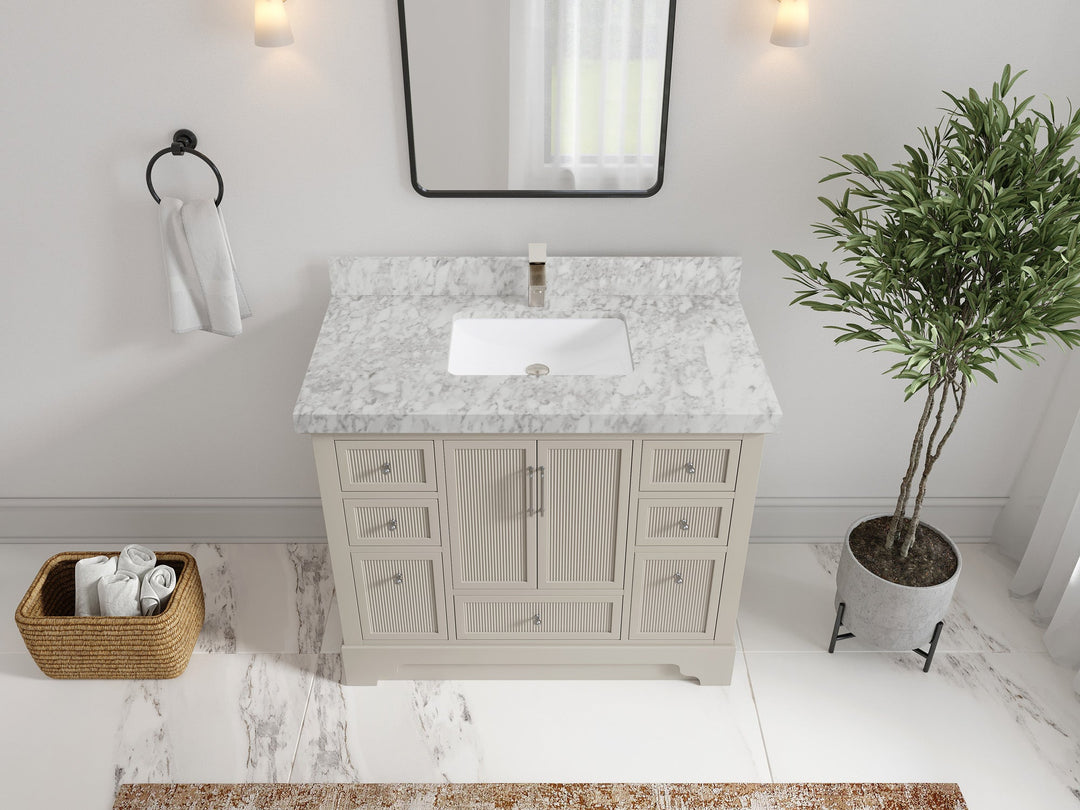 Alys 42 in. W x 22 in. D Single Sink Bathroom Vanity