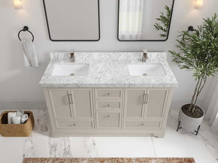 Alys 60 in. W x 22 in. D Double Sink Bathroom Vanity - photo 18